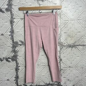Lorna Jane Light Pink Active cropped Leggings